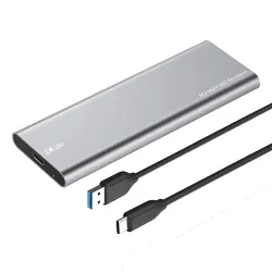 Piplus M.2 SATA SSD External Enclosure (Silver)