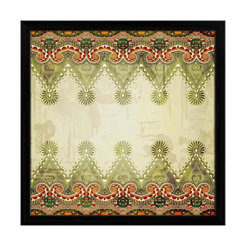 Image of Pitaara Box Ornamental Stripe Canvas Painting