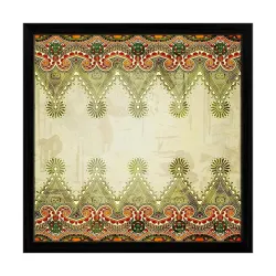 Pitaara Box Ornamental Stripe Canvas Painting