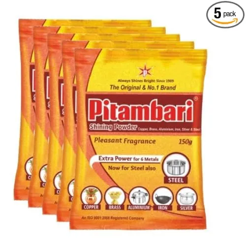 Image of Pitambari Shining Powder 150g (Pack of 5)