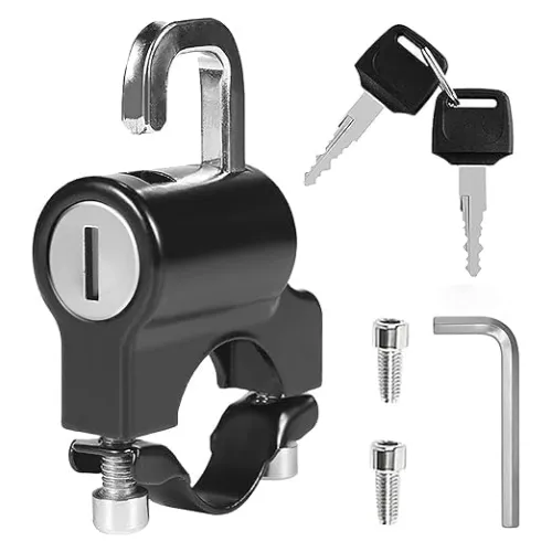 Image of Pitrukrupa Enterprise Metal Motorcycle Helmet Lock