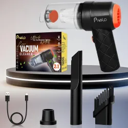 Pivalo 2-in-1 Vacuum Cleaner with Filter 3 Nozzles USB Cable Power Suction