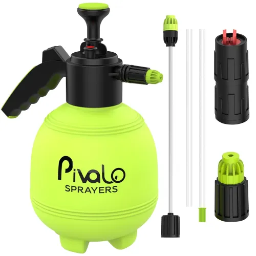 Image of Pivalo Foam Sprayer Bottle for Bike & Car Washing – 3L Foam Pro Washer Pump with Dual Adjustable Nozzles, Additional Cap