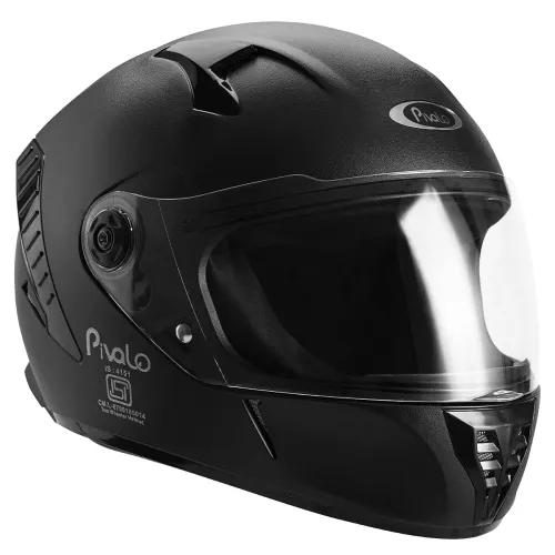 Image of Pivalo 580MM VAYU Full Face Helmet with Outer Clear Visor Matt Finish Scratch Resistant 