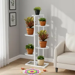 Pivalo 6-Tier Plant Stand Vertical Indoor Planter Display Multiple Flower Pots Shelf Outdoor Decorative Rack for Garden 