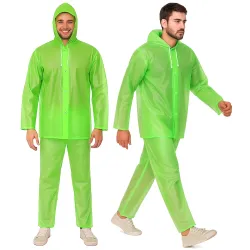 Pivalo EVA Rainsuit Set 75 GSM Full Sleeves Lightweight Raincoat