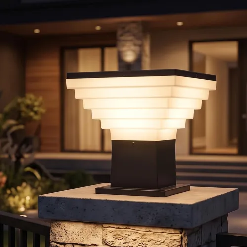 Image of Pivalo Outdoor Gate Light - 100% Waterproof & Rustproof Wall Light Corded