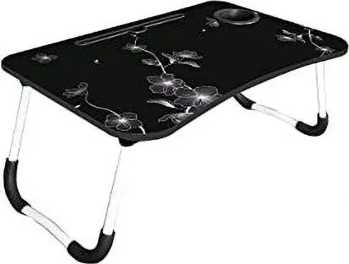 Image of Pivotal Foldable Laptop Table with Cup Holder