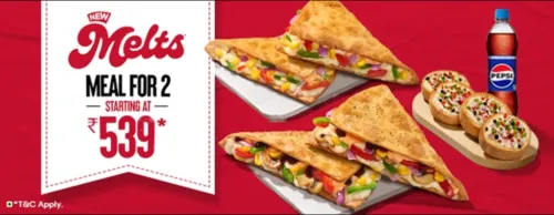 Image of Pizza Hut Offer: Meal for 2 starting at ₹539