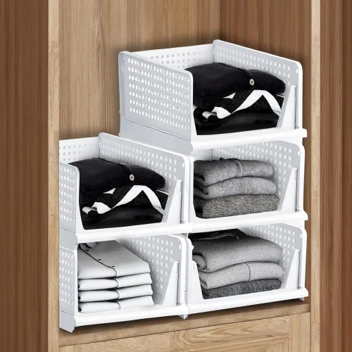Image of Planet Plastic Clothes Organizer for Wardrobe