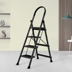 Plantex 4 Step Steel Ladder for Home 