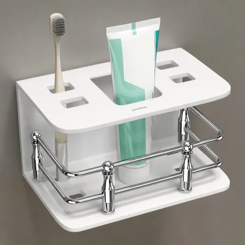 Image of Plantex Acrylic Tooth Brush Holder