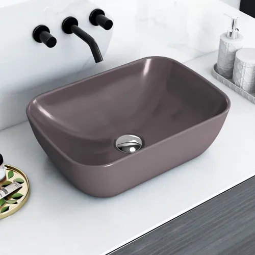 Image of Plantex Basin for Bathroom/Ceramic Table Top Wash Basin