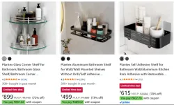 Plantex Bathroom Shelves up to 72% Discount