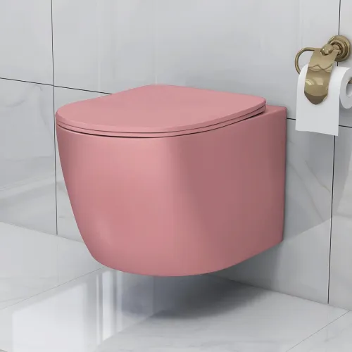 Image of Plantex Ceramic Wall Hung Commode for Toilet