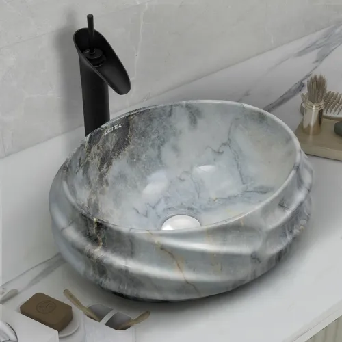 Image of Plantex Ceramic Wash Basin for Bathroom