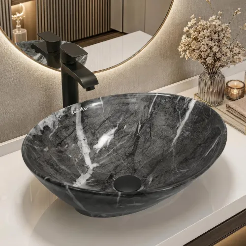 Image of Plantex Ceramic Wash Basin 16 x 13 x 5.5 Inch