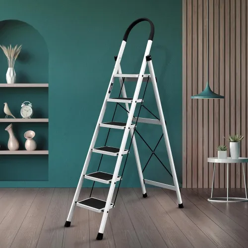 Image of Plantex Ladder for Home / 6 Step Steel Ladder