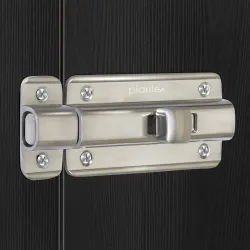 Plantex Premium Heavy Duty Door Stopper/Door Lock Latch for Home and Office Doors/Baby Latch - Pack of 1 (Matt Finish)