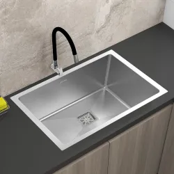 Plantex Premium Stainless Steel Sink for Kitchen/Kitchen Sink with 25 Years Warranty by Plantex/Single Bowl Sink with Sq