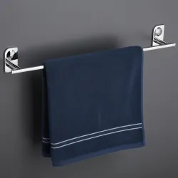 Plantex (Primax) Dream Stainless Steel Towel Hanger for Bathroom/Single Towel Rod/Bar/Bathroom Accessories (24inch) - Ch