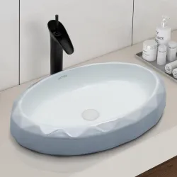 Plantex Table Top Wash Basin For Bathroom/Designer Ceramic Basin/Countertop
