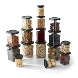 Plastic Airtight Kitchen Storage Containers Set of 16
