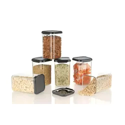 Plastic Airtight Kitchen Storage Containers Set, 1100ml, Pack of 6