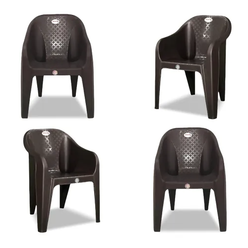 Image of Plastic Arm Chair for Home, Garden, Office, Living Room