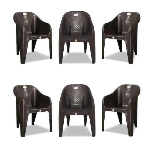 Image of Plastic Arm Chair for Home, Garden, Office, Living Room