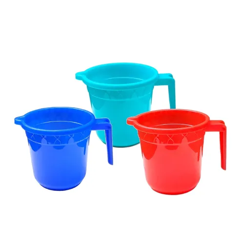 Image of Plastic Bathroom Mug (Pack of 3)