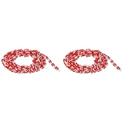 Plastic Chain AK-PCS - Size 8 mm x 48 mm, Red and White (Pack of 20)