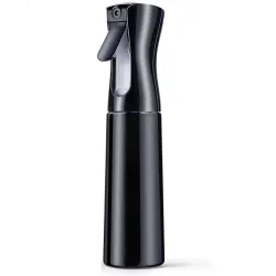 Plastic Hair Spray Bottle Continuous Water Mister, Refillable Empty Mist Water Sprayer Bottle Mist Trigger Sprayer for Taming Hair in Morning - 300ml, Multicolour