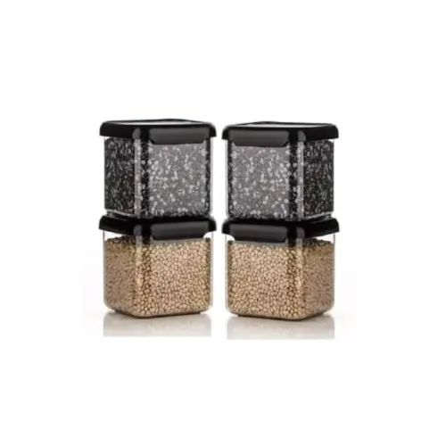 Image of Plastic Food Storage Container Set - 500ml, 4-Piece