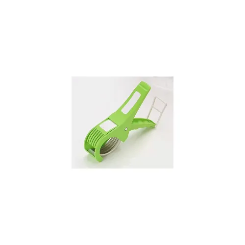 Image of Plastic Vegetable Cutter Vegetable Chopper Veg Cutter Bhindi Cutter Multi Cutter (Green)