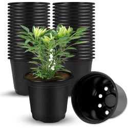 Plastic Nursery Plant Pots Pack 40