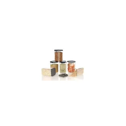Plastic Storage Jar & Container Set – 1100 ml × 6