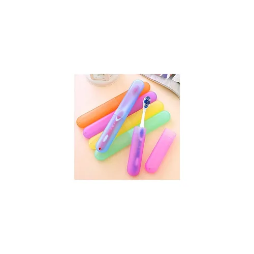 Image of Plastic Anti Bacterial Toothbrush Container (Pack of 6)