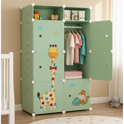 Plastic Wardrobe for Kids Clothes Anti-Skid & Non-Slip Effective Professional Collapsible Wardrobe