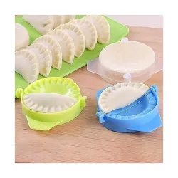 Plastic Momos & Gujiya Maker Mould Tool (Multicolor, AMM-9)