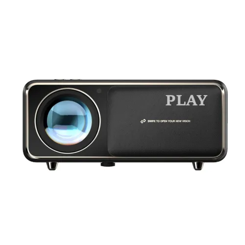 Image of Play Gold 3D Projector with Native Full Hd, Android 9, 5G WiFi & Bluetooth Speakers Inbuilt