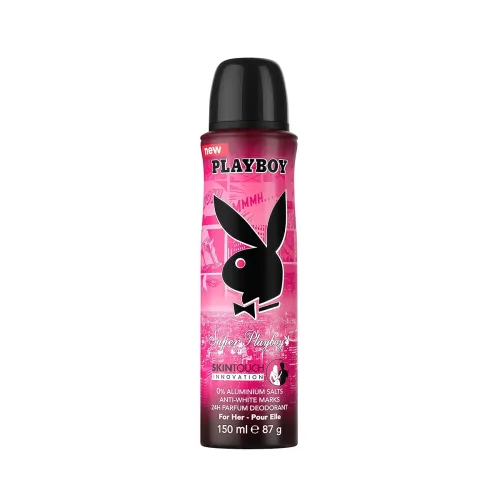 Image of Playboy Super Women Deodorant Spray 150ml | Long Lasting Women’s Deo Body Spray | Exotic Floral Musky Fragrance with Par