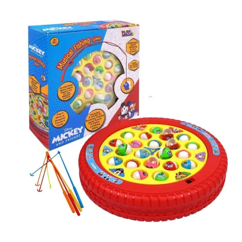 Image of PlayMagic Fishing Game Mickey Play Set