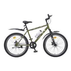 playR Crew Cycle 26 Inch Single Speed – Durable Frame, Front Wheel Shock Absorber, Front and Rear Disc Brakes, Lightweight Adventure Bike for Commuting, Fitness All Season