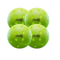 playR Pickleball Balls – Injection Molded Lightweight Pickleballs, Po4