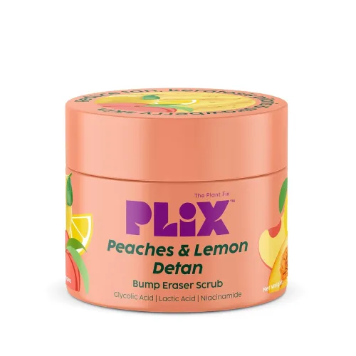 Image of PLIX Peaches & Lemon Detan Bump Eraser Scrub (200g)
