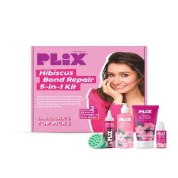  PLIX THE PLANT FIX Set Of 5 Hibiscus Hair Care Set
