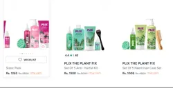 PLIX THE PLANT FIX Set Of 5 Hibiscus Hair Care Set Upto 79% OFF