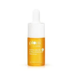 Plum 2% Alpha Arbutin & Hyaluronic Acid Face Serum | Fades Tan | Brightens Skin | Controls Melanin Production | with Yuz