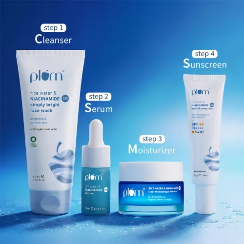Image of Plum Bestseller Niacinamide Skincare Comb (4 Items in the set)